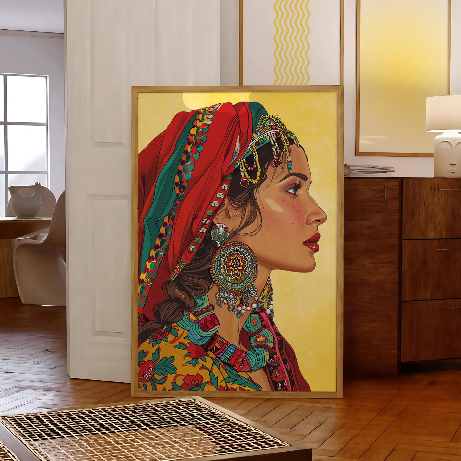 Élégance Amazighe – Premium Wall Art